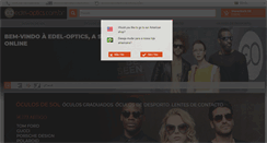 Desktop Screenshot of edel-optics.com.br