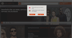 Desktop Screenshot of edel-optics.hu